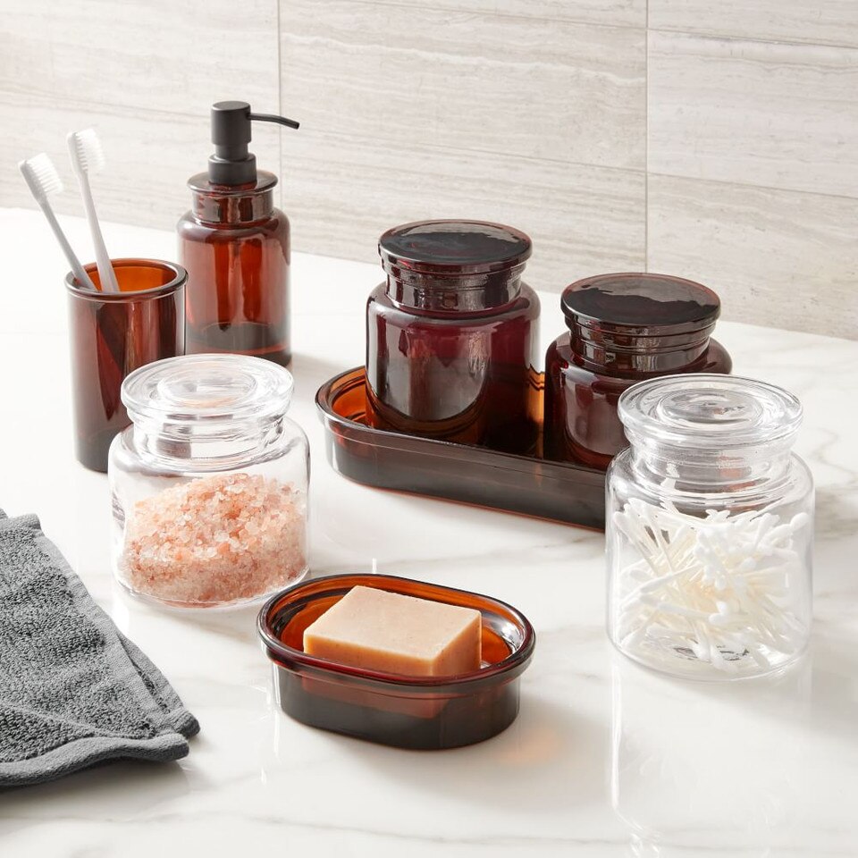 Apothecary Glass Bath Accessories West Elm Australia